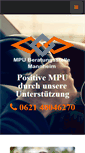 Mobile Screenshot of mpu-beratungsstellen-mannheim.de